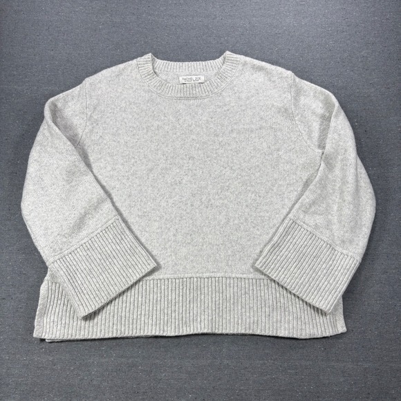 Rachel Zoe Sweaters - Rachel Zoe Sweater Womens Medium Gray Crewneck Ribbed‎ Knit Long Sleeve